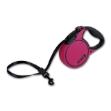 KONG Terrain Reflective Retractable Dog Leash-Fuschia