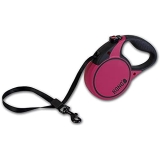 KONG Terrain Reflective Retractable Dog Leash-Fuschia