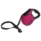 KONG Terrain Reflective Retractable Dog Leash-Fuschia