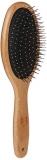 Bamboo Groom Oval Pin Brush with Stainless Steel Pins
