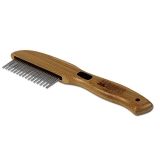 Bamboo Groom Rotating Pin Comb with 31 Rounded Pins