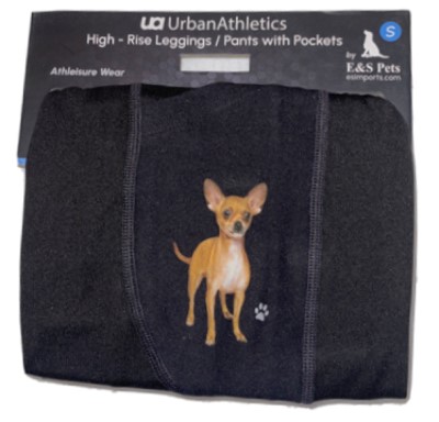 Urban Athletics Ladies High Rise Leggings with Pockets-Chihuahua