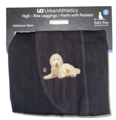 Urban Athletics Ladies High Rise Leggings with Pockets-Goldendoodle