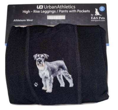 Urban Athletics Ladies High Rise Leggings with Pockets-Schnauzer