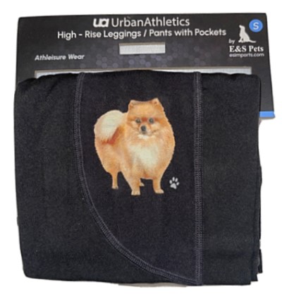 Urban Athletics Ladies High Rise Leggings with Pockets-Pomeranian