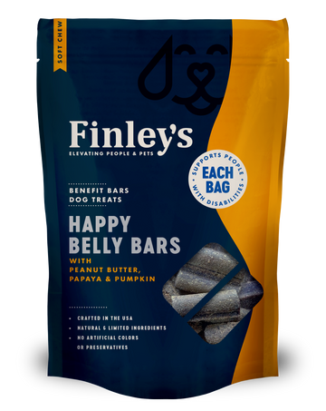 Finley's Happy Belly Soft Chew Benefit Bars Dog Treats