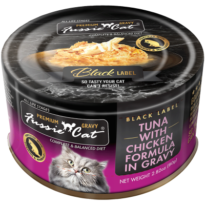 Fussie Cat Tuna with Chicken Formula in Gravy Cat Food