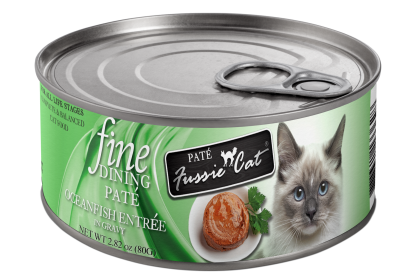 Fussie Cat Fine Dining Pate Oceanfish Entree in Gravy Cat Food