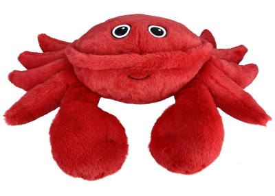 Pet Envy Jumbo Crab Plush Dog Toy