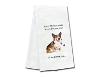 E&S Kitchen Towel I'll Be Watching You...-Welsh Corgi