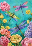 Briarwood Lane Dragonfly Garden Flag