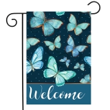 Briarwood Lane Blue Butterflies Garden Flag