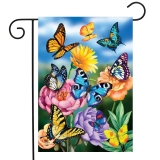 Briarwood Lane Butterfiles in the Garden Spring Garden Flag