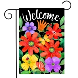 Briarwood Lane Whimsy Flowers Garden Flag