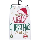 Primitives by Kathy Kitchen Towel-This is My Ugly Christmas Towel
