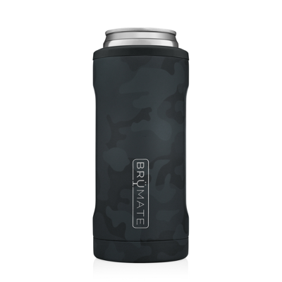 BrüMate Hopsulator Slim Can Cooler-Midnight Camo