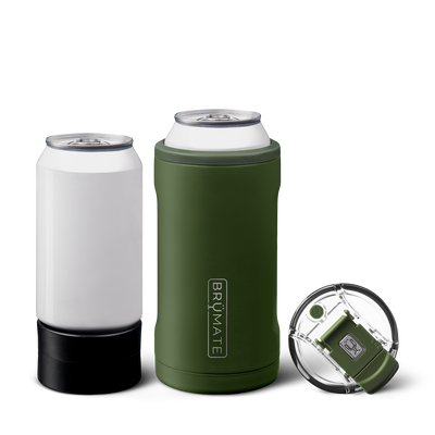 BrüMate Hopsulator Trio Can Cooler-OD Green