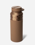 BrüMate Rotera Touch-Free Water Bottle-Gold Leopard
