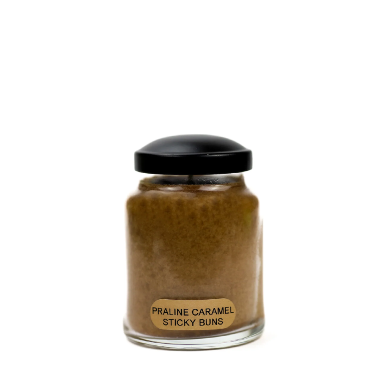 A Cheerful Giver Keepers of the Light 6 oz Baby Jar Candle-Praline Caramel Sticky Buns