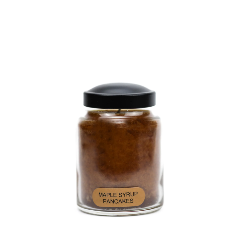 A Cheerful Giver Keepers of the Light 6 oz Baby Jar Candle-Maple Syrup Pancakes
