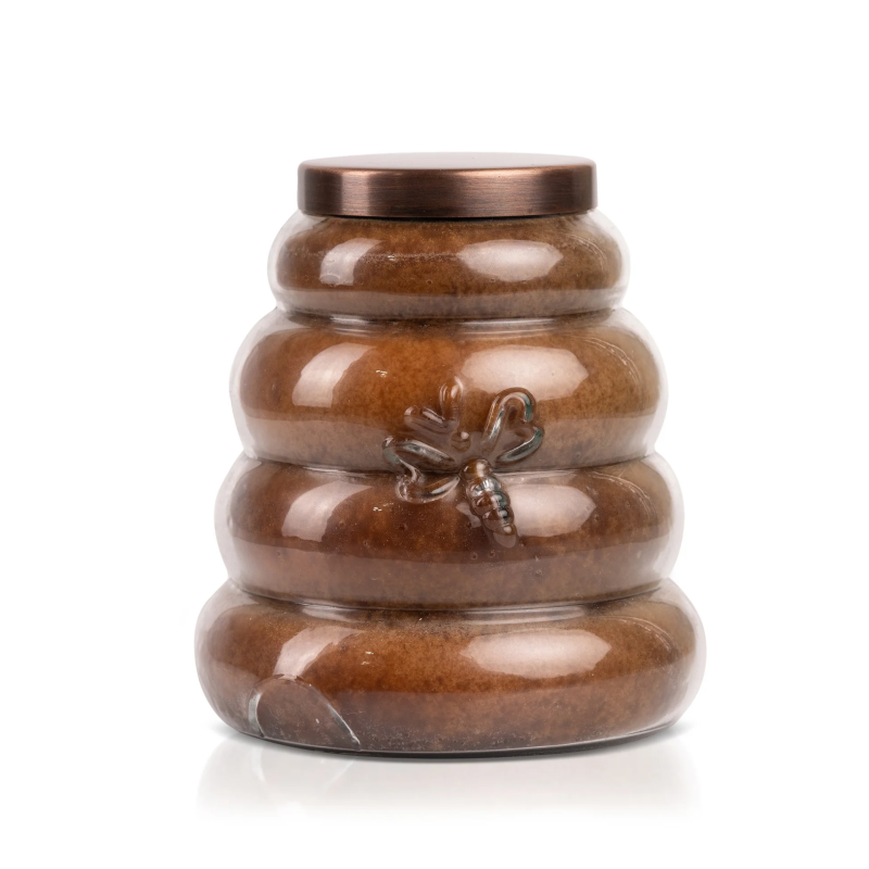 A Cheerful Giver Large Beehive 30 oz Jar Candle-Honey Praline