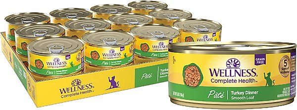 Wellness Complete Health Pâté Turkey Recipe Cat Food