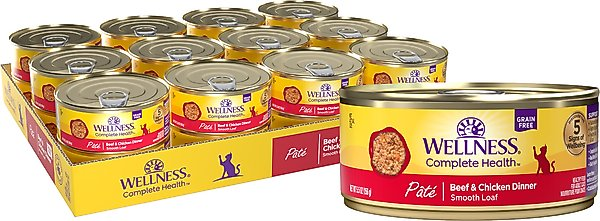 Wellness Complete Health Pâté Beef & Chicken Recipe Cat Food