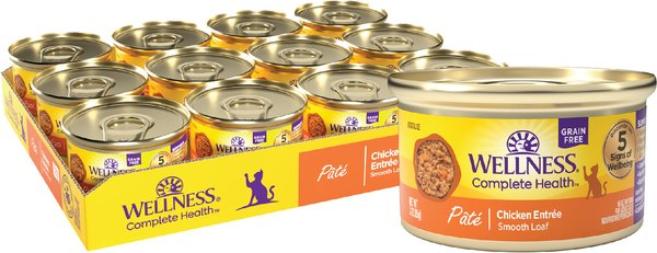 Wellness Complete Health Pâté Chicken Recipe Cat Food