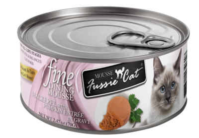 Fussie Cat Fine Dining Mousse Mackerel with Pumpkin Entree in Gravy