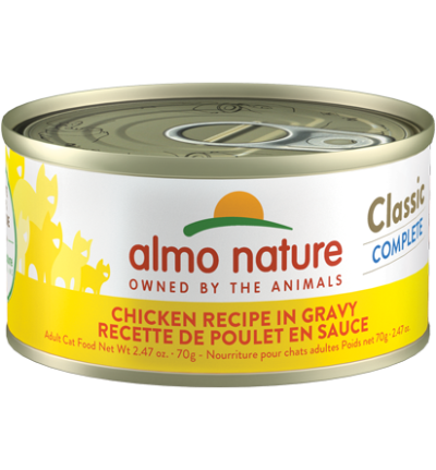 Almo Nature Classic Complete Chicken Recipe in Gravy Cat Food