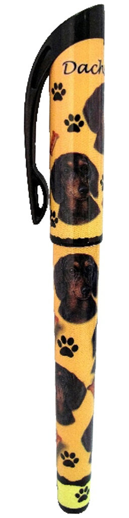 E&S Pet Gel Pen-Dachshund Black
