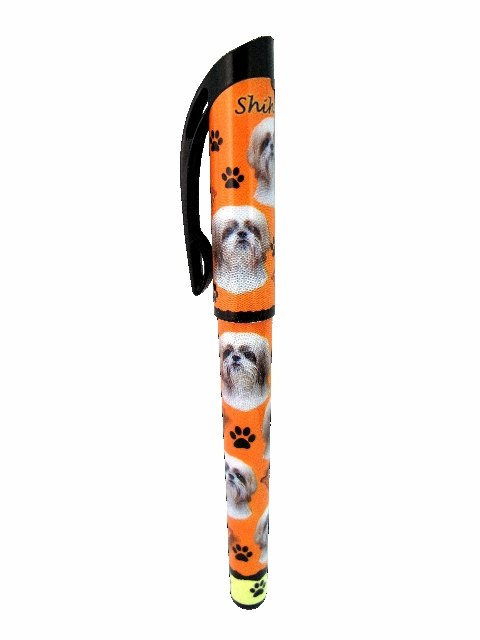 E&S Pet Gel Pen-Shih Tzu Tan and White Puppy Cut