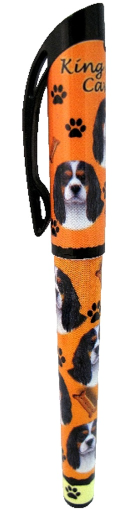 E&S Pet Gel Pen-Cavalier King Charles Spaniel Tricolor