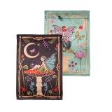 Evergreen Fairy Wonderland Reversible Lustre Garden Flag