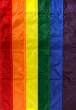 Briarwood Lane Rainbow Embroidered Garden Flag