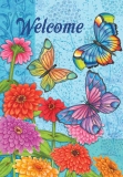 Briarwood Lane Butterflies in the Garden Flag