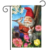 Briarwood Lane Garden Gnome Garden Flag