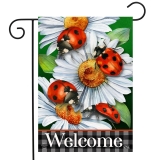 Briarwood Lane Ladybugs and Daisies Garden Flag