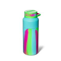 BrüMate Rotera Touch-Free Water Bottle-Neon Swirl