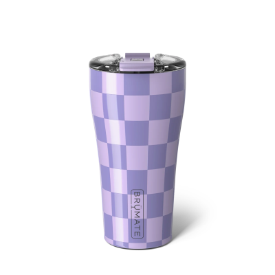 BrüMate Nav Tumbler-Lavender Checker