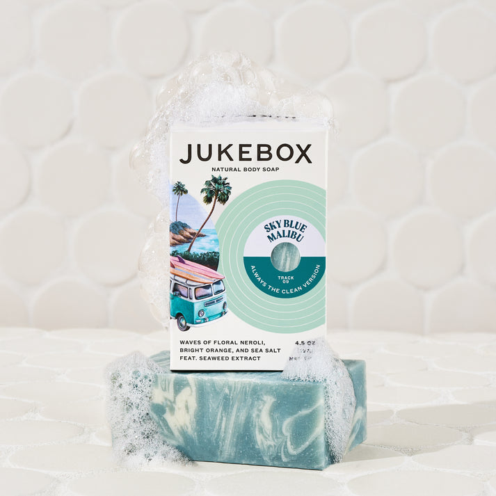 Jukebox Natural Body Soap-Sky Blue Malibu