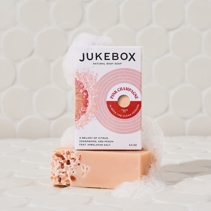 Jukebox Natural Body Soap-Pink Champagne