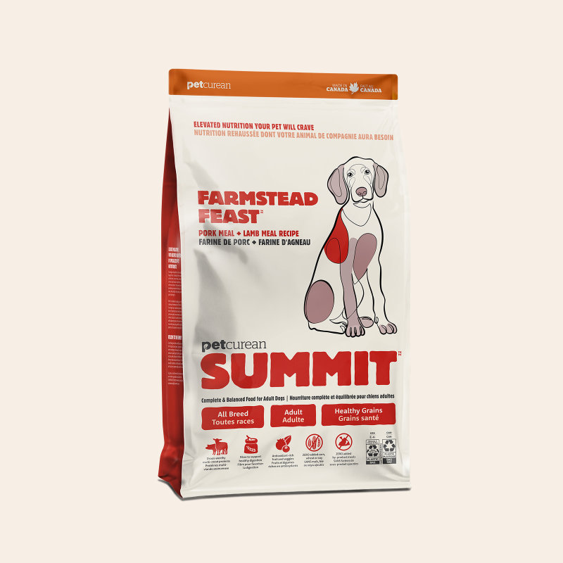 Summit Farmstead Feast Pork Meal & Lamb Meal Recipe for Adult Dogs