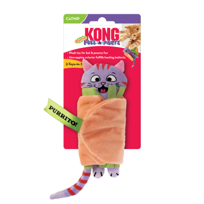 KONG Pull-A-Partz Purrito Cat Toy