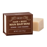MAN BAR® Mini Hair & Body Soap-Redwood & Clove