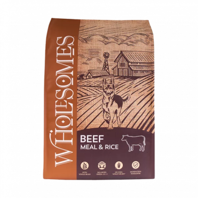 Wholesomes™ Beef Meal & Rice for Adult Dogs