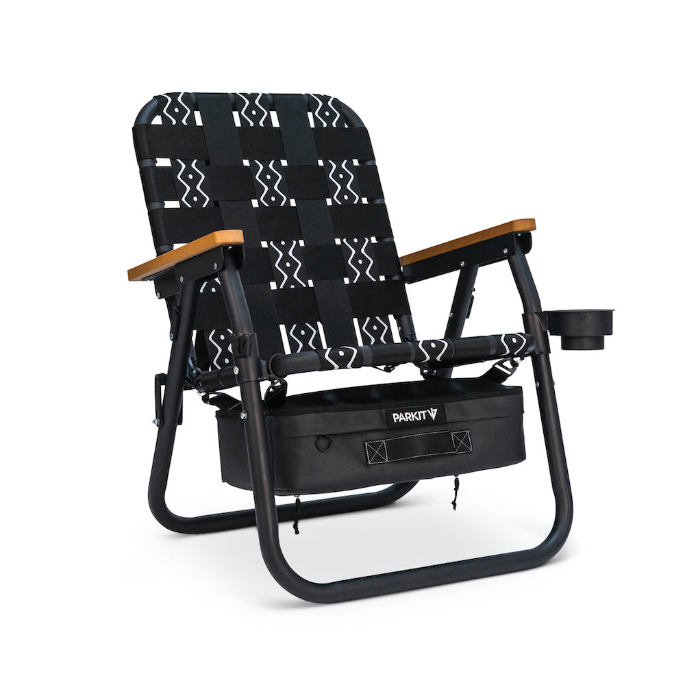 PARKIT Voyager Outdoor Chair + Cooler-Slate