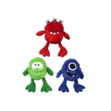 Plush Monsters Dog Toy