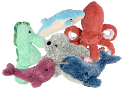 Deep Sea Cuddlers Plush Dog Toy