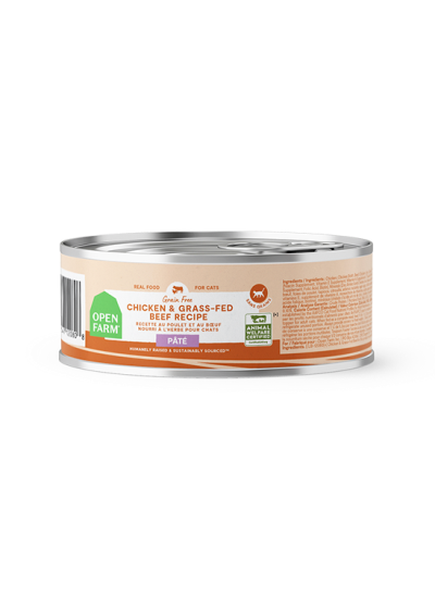 Open Farm Chicken & Grass-Fed Beef Pâté for Cats